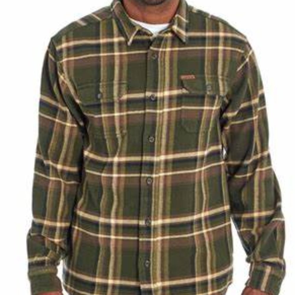 Orvis Big Bear Plaid Flannel Long Sleeve Button Up Men's XL 1312517